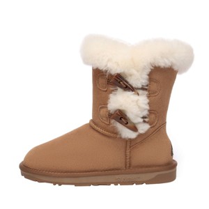 EverAU Australia Women Stork Horn Toggle button Short Boots - 1 of 4