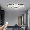 YIYIBYUS LED Ceiling Light with Remote Control, Flush Mount Ceiling Light for Living Room Bedroom - 3 of 4