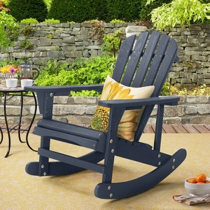 Saint Birch Adirondack Wooden Rocking Chair - 1 of 4