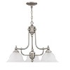 Livex Lighting North Port 3 - Light Chandelier in  Brushed Nickel - 4 of 4