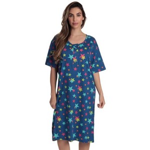Just Love Short Sleeve Nightgown Sleep Dress for Women 4365-10717-XL - 1 of 3