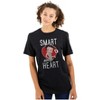 Betty Boop Smart with a Heart Cartoon Womens Graphic T Shirt Tees Brisco Brands - 3 of 4