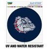 Gonzaga University Bulldogs Logo Automotive Car Window Locker Circle Bumper Sticker - 2 of 4