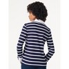 Jones New York Striped Collared Twofer Layered-Look Top - S - 3 of 3