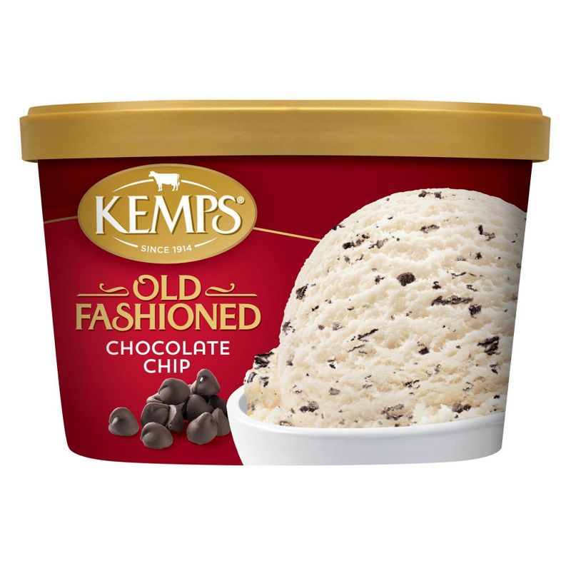 Kemps Chocolate Chip Ice Cream - 48 fl oz, 1 of 7