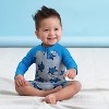 Gerber Baby and Toddler Boys' Long Sleeved Rashguard One Piece Swimsuit - 2 of 4