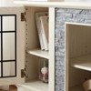 PAGED TV Stand with 18" Fireplace, Faux Stone Entertainment Console with 2-Door Storage & Adjustable Shelves, TV Stands for Living Room - 4 of 4