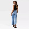 Womens Ripped Jeans Bootcut Raw Hem Denim Pants Frayed Ankle Denim Jeans Mid Rise Denim Trendy Casual Pants - 2 of 4