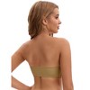 INSPIRE CHIC Women's Mesh Front Closure Push Up Wirefree Bandeau Strapless Breathable Tube Bras - 2 of 4