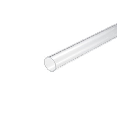 Unique Bargains Lamp and Lantern Water Cooling System Acrylic Rigid Round Pipe Clear 10"
