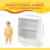 Garvee Kids Bookshelf and Toy Organizer 2-Tier Wood Storage Shelf with Anti-Tip Safety, Perfect Height Bookcase - 2 of 4