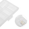 Unique Bargains 6 Grid Flap Pill Case 1 Pc - 3 of 4