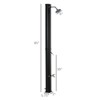 DSVIMOY 9.2 Gallons Outdoor Shower with 360 Rotating Rainfall, Handheld Shower Head, Outdoor Shower for Backyard Poolside, Black, 7"*5.8"*85" - 3 of 4