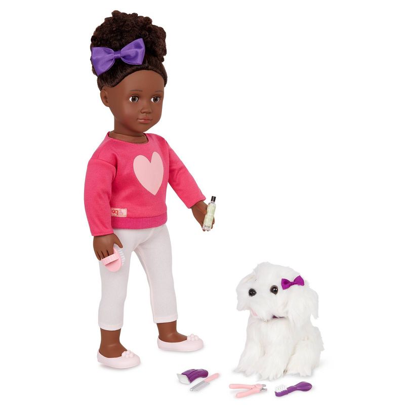 Our Generation Choyce &#38; Jewel 18&#34; Doll &#38; Pet Grooming Set, 4 of 10