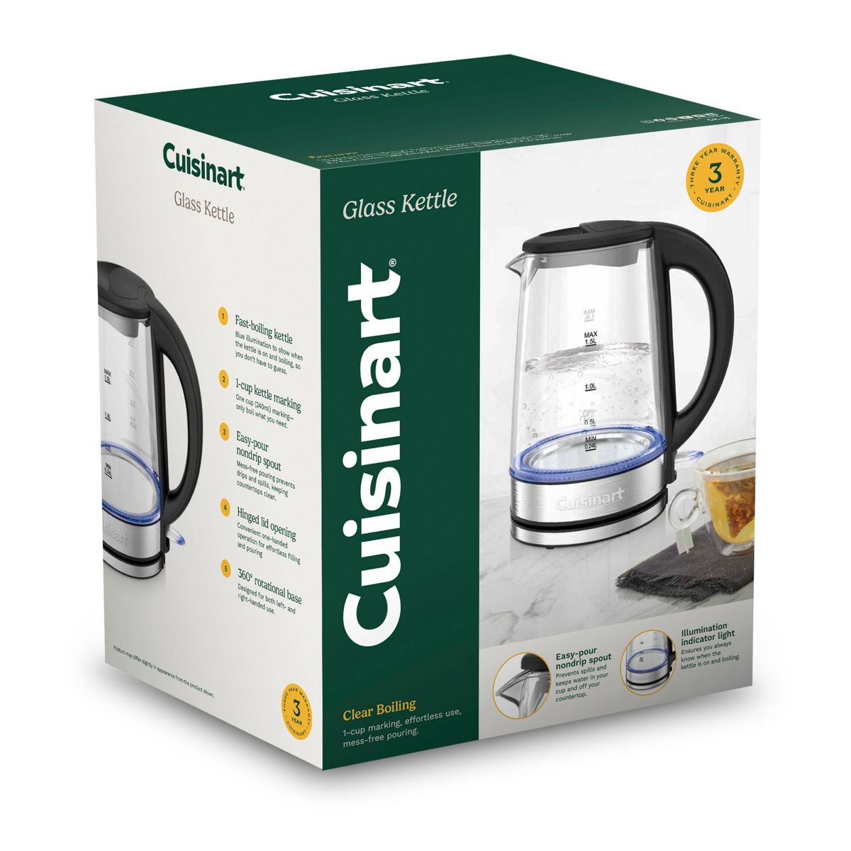 Cuisinart Clear 1.5L Kettle - thumbnail 9