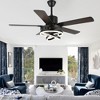 Bella Depot 52" Modern Silver Ceiling Fan - image 3 of 4