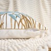 REGALWOVEN Cotton Boho Decorative Plant Embroidery Soft Square Throw Pillow Covers 18 x 18 Inch 2 Packs - 3 of 4
