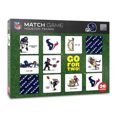 NFL Houston Texans Memory Match Game