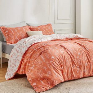 BAGOKIE Bedding Set with Comforter and Pillow Sham for All Season - 1 of 4