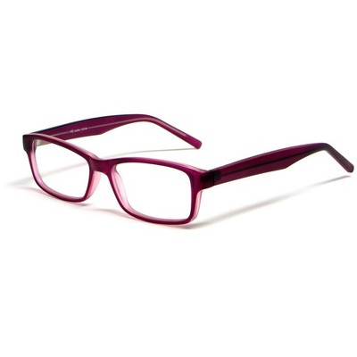 Soho 1015 Designer Blue Light Blocking Glasses Black-Wine Unisex Rectangle 51mm