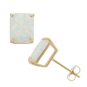 Designs By Gioelli 10K Gold Gemstone Stud Earrings - 1 of 2