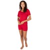 Leveret Womens Two Piece Short Cotton Pajamas - 3 of 4
