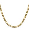 Chisel Stainless Steel Polished Yellow IP-plated 4.5mm 22" Figaro Chain Necklace - 3 of 4