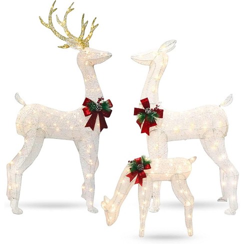 3 Packs Christmas Reindeer Family Yard Light : Target