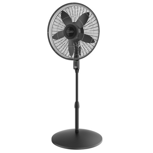 Lasko 16 Oscillating Pedestal Floor Fan with Multiple Speed Options, Fully  Adjustable Height & Safety Fused Plug Included, White Finish 