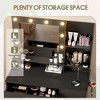LACOO 39" Vanity Table with Cabinet and Power Outlet - 4 of 4
