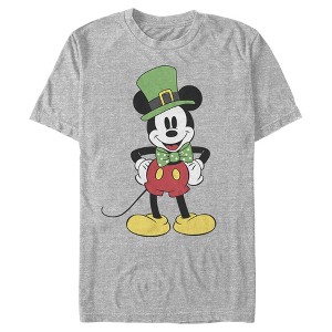 Men's Mickey & Friends St. Patrick's Day Retro Portrait T-Shirt - 1 of 4