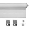 1pc Room Darkening Tear-to-Fit Vinyl Roller Window Shade White - Lumi Home Furnishings - 4 of 4