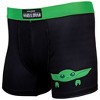 Mens Star Wars The Mandalorian Grogu Peaking Boxer Briefs - 2 of 4