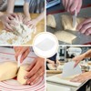 Unique Bargains Kitchen Flexible Plastic Baking Cake Scraper Dough Cutter 4.65x3.7 Inch - 4 of 4