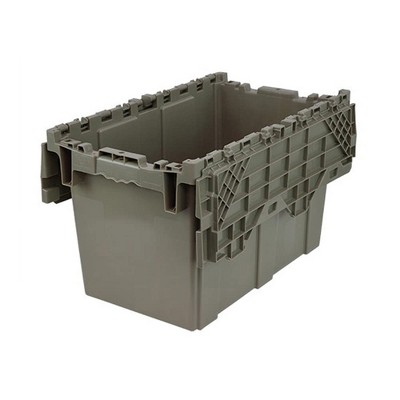 Quantum Storage Systems Heavy Duty Attached Top Container, 22-1/8"W X 12-13/16"D X 11-7/8"H Overall Size, 1.42 Cu.Ft. Volume, Recessed