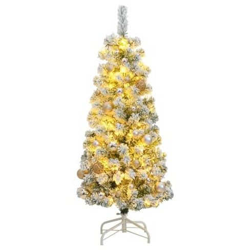 Vidaxl Decorated Hinged Christmas Tree 47.2
