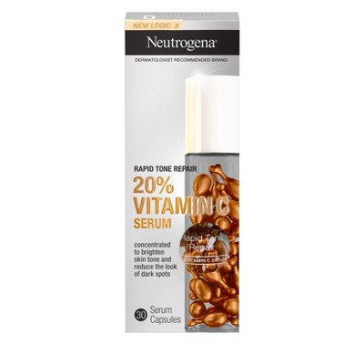 Neutrogena Rapid Tone Repair Vitamin C Serum Capsules - 30ct