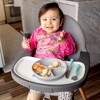 green sprouts Snap & Go Easy-Wear Long Sleeve Bibs Popsicles 12-24 Months - Pink - 2 of 3