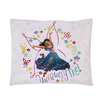 Disney Ariel Watercolor Wishes Pink and White Seashell Decorative Pillow