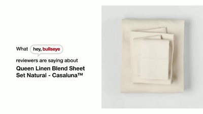 Linen Blend Sheet Set - Casaluna™ : Target