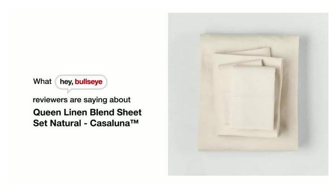 Linen Blend Sheet Set - Casaluna™, 2 of 10, play video