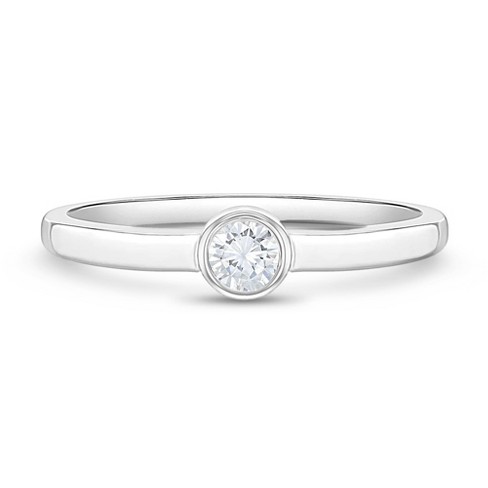 Cubic Zirconia Engagement Ring - Silver : Target