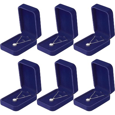 6 Pieces Jewelry Gift Boxes for Christmas Wedding Engagement Birthday Anniversary
