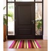 Bungalow Flooring 2'x3' Colorstar Emperor Stripe Indoor Door Mat: Washable, Mildew & Stain Resistant, Low Pile - 2 of 3