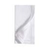 Saro Lifestyle Festive Holiday Ornament Embroidered Napkin (Set of 6), White, 20"x20" - 2 of 3