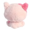 Aurora Small Cat In Love Lenticular Enchanting Stuffed Animal Pink 6" - 4 of 4