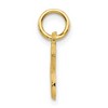 Black Bow Jewelry The Sadie 14k Yellow Gold Mini Satin Script Initial Charm, Letter C - 2 of 4