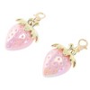 Unique Bargains Plated Strawberry Shoelace Charms 1 Pair - 4 of 4