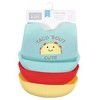 Hudson Baby Infant Boy Silicone Bibs 3pk, Tacos, One Size - 2 of 2