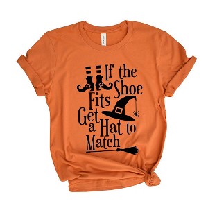 Simply Sage Market Women's If The Shoe Fits Get A Hat To Match Short Sleeve Graphic Tee - 1 of 4